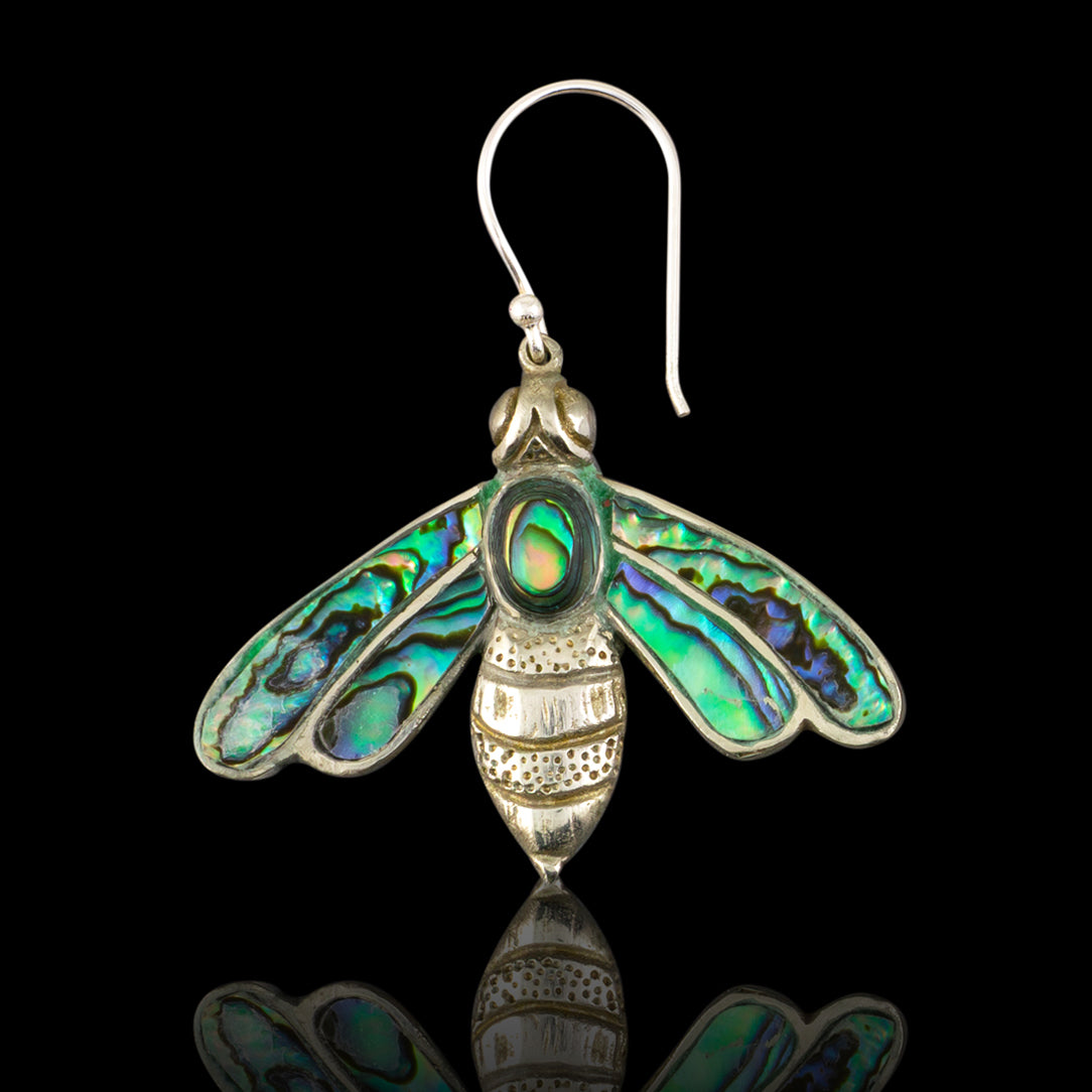 Abalone Bees - Silver Posts