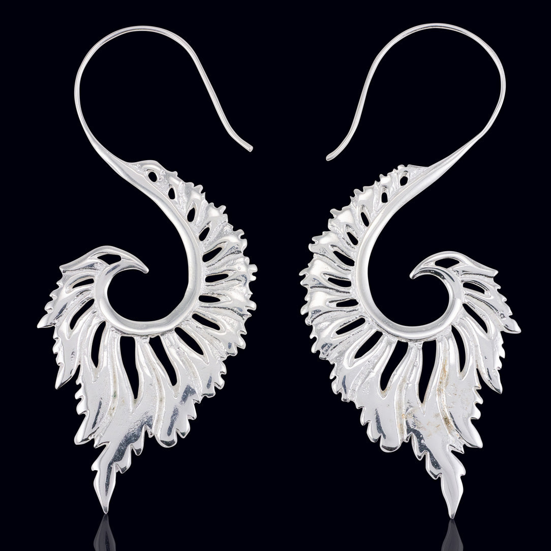 Freyja Spiral Tails - Silver Posts