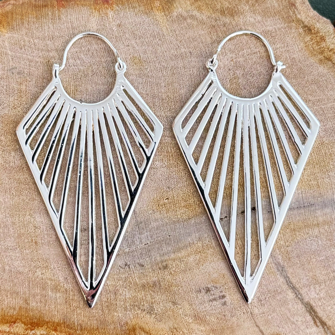 Minka Ray Earrings - Silver Posts
