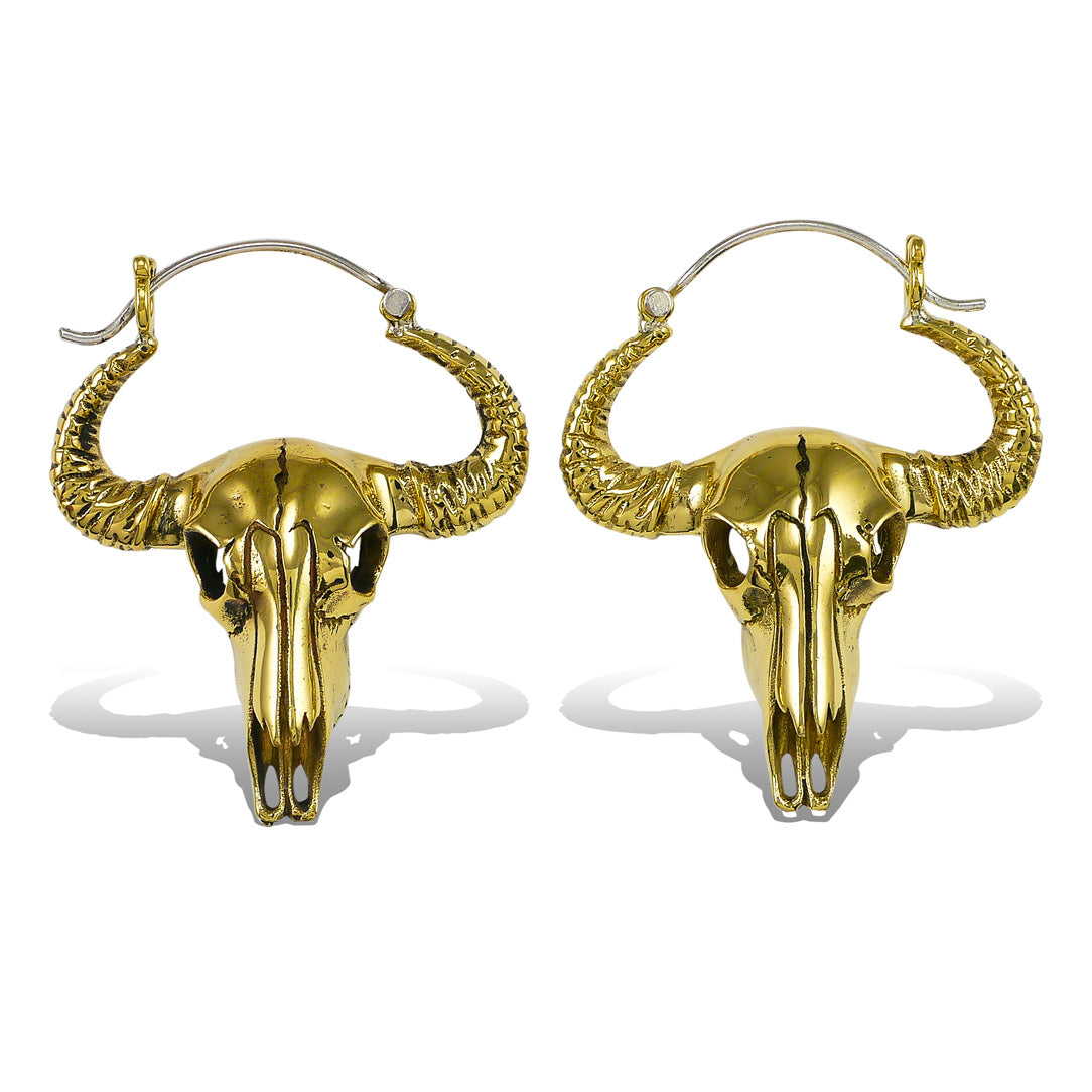 Brass Bulls - Silver Posts