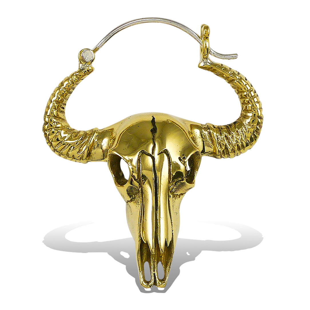 Brass Bulls - Silver Posts