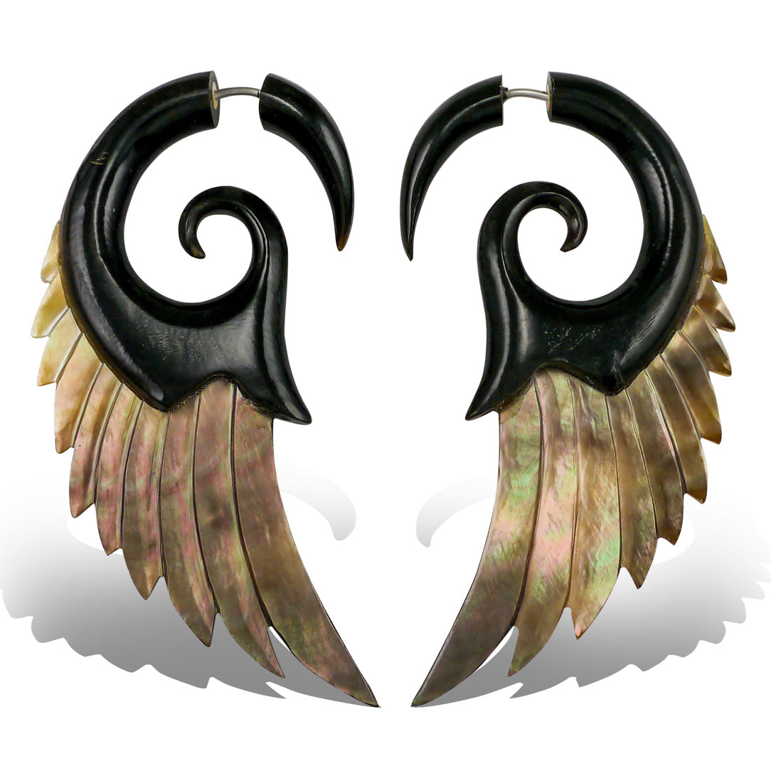 Angel Wings - Horn & Shell