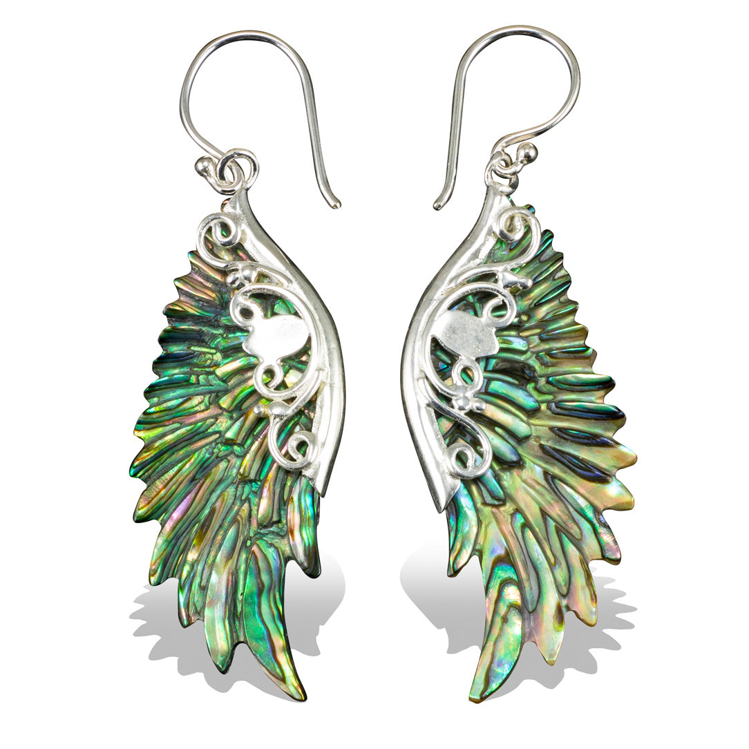Ariel Wings - Abalone Shell in Silver