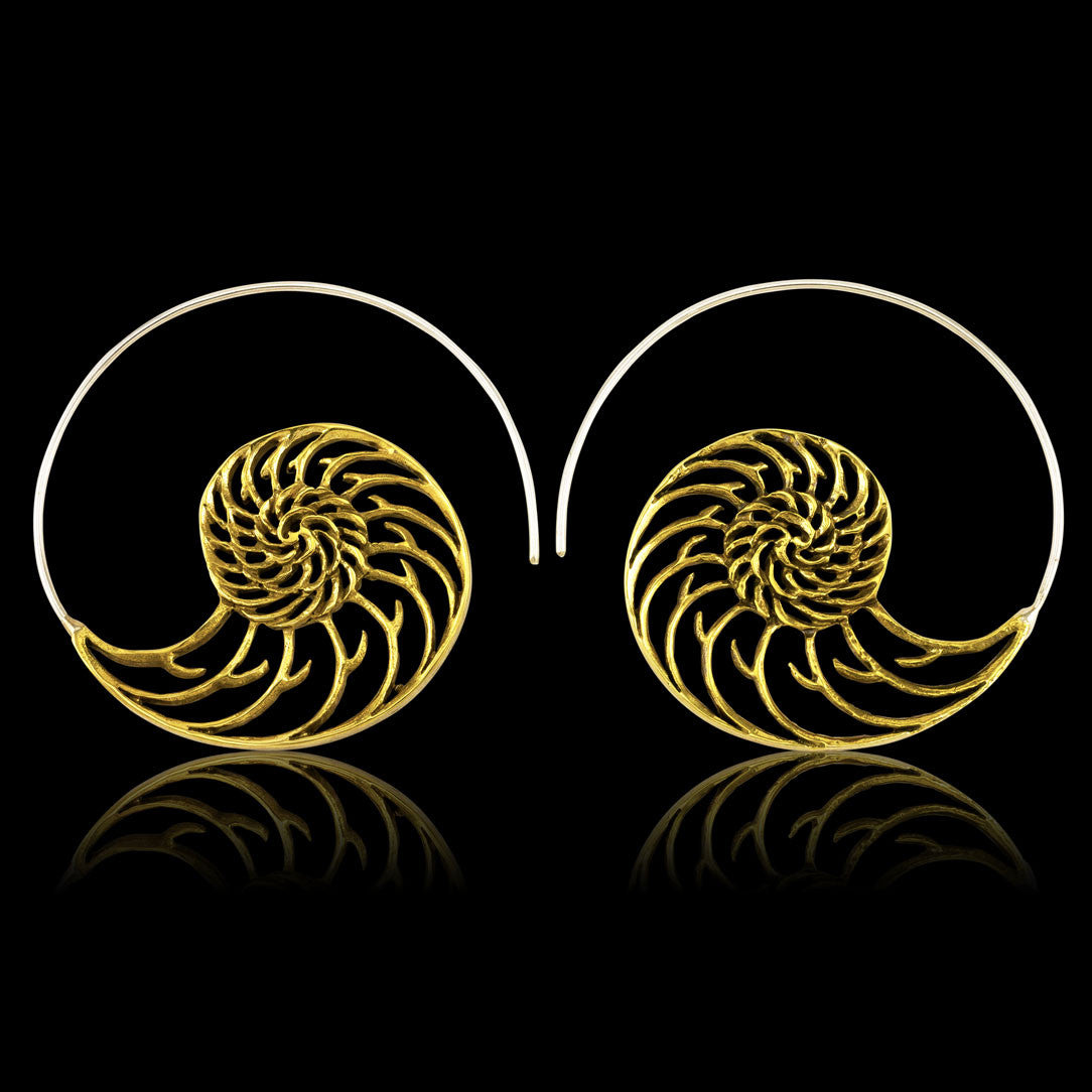 Nautilus Spirals NEW - Silver Posts