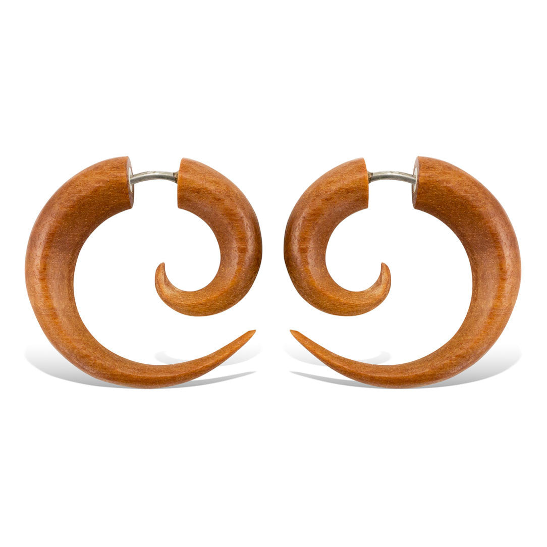 Spirals - Tan Sabo Wood