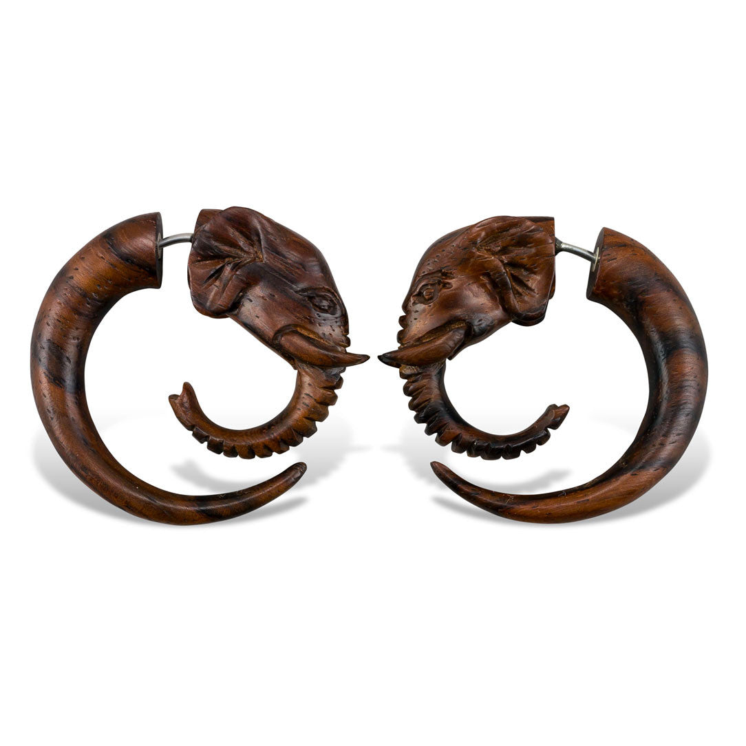 Elephant Spirals - Wood