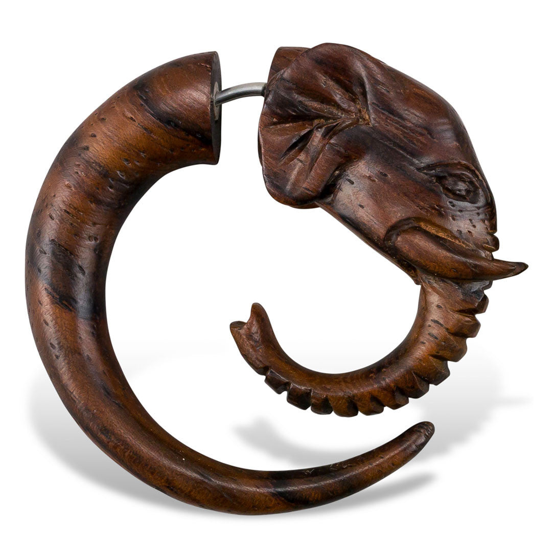 Elephant Spirals - Wood