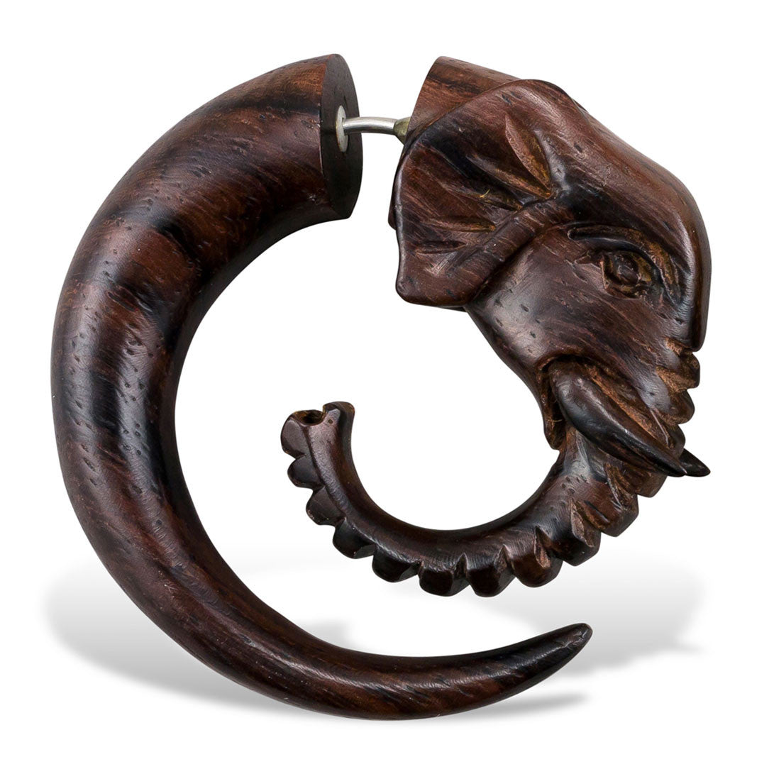Elephant Spirals - Wood