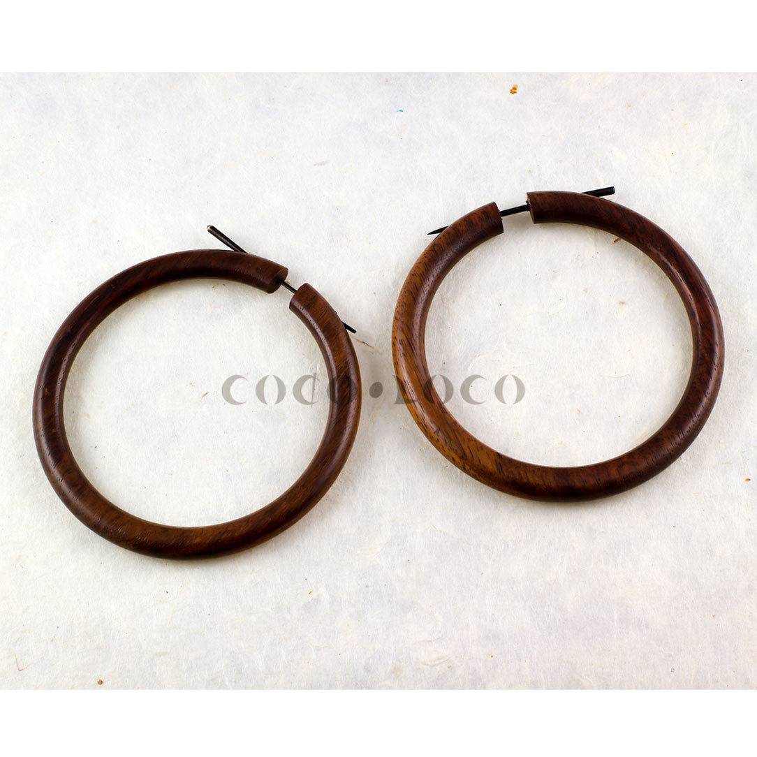 Namaya Hoops - Brown Wood