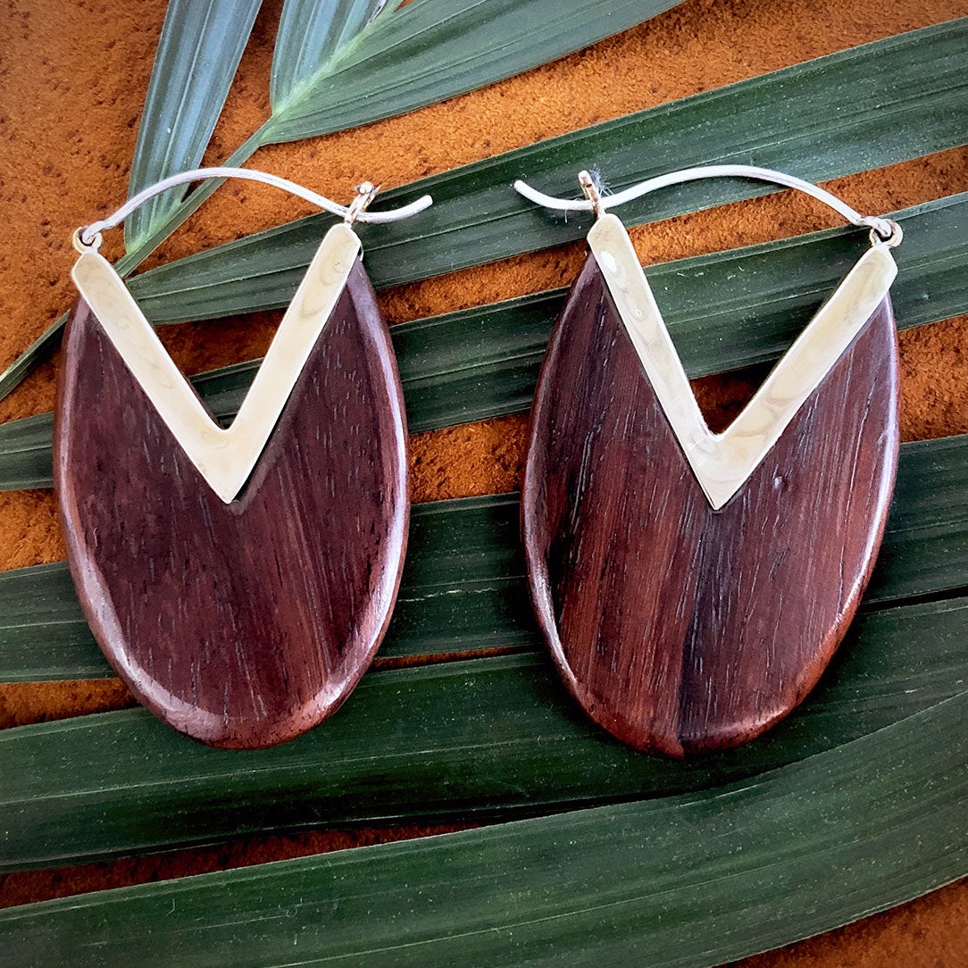 Oval Hoops - Wood