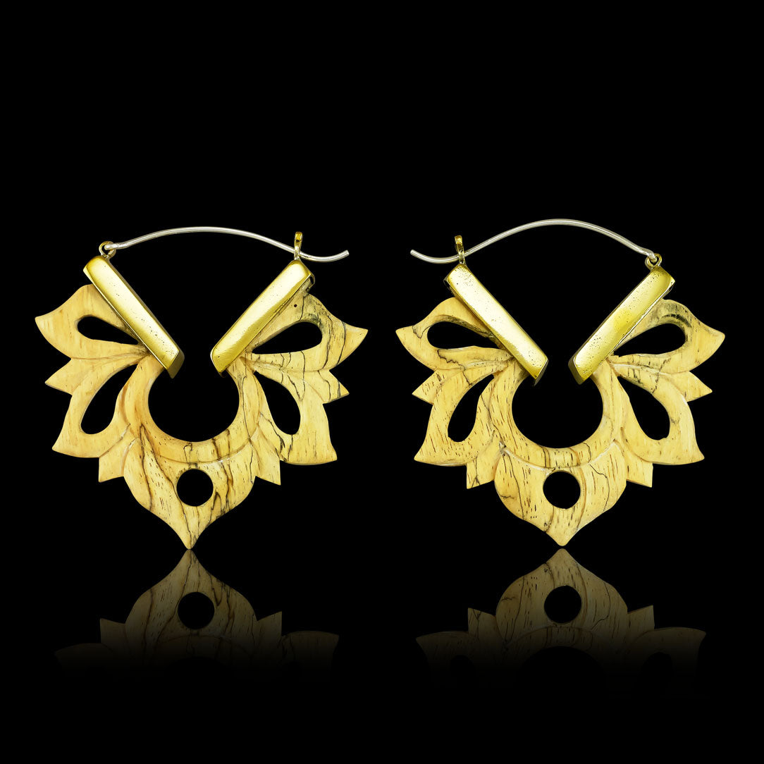 Anora Hoops - Wood