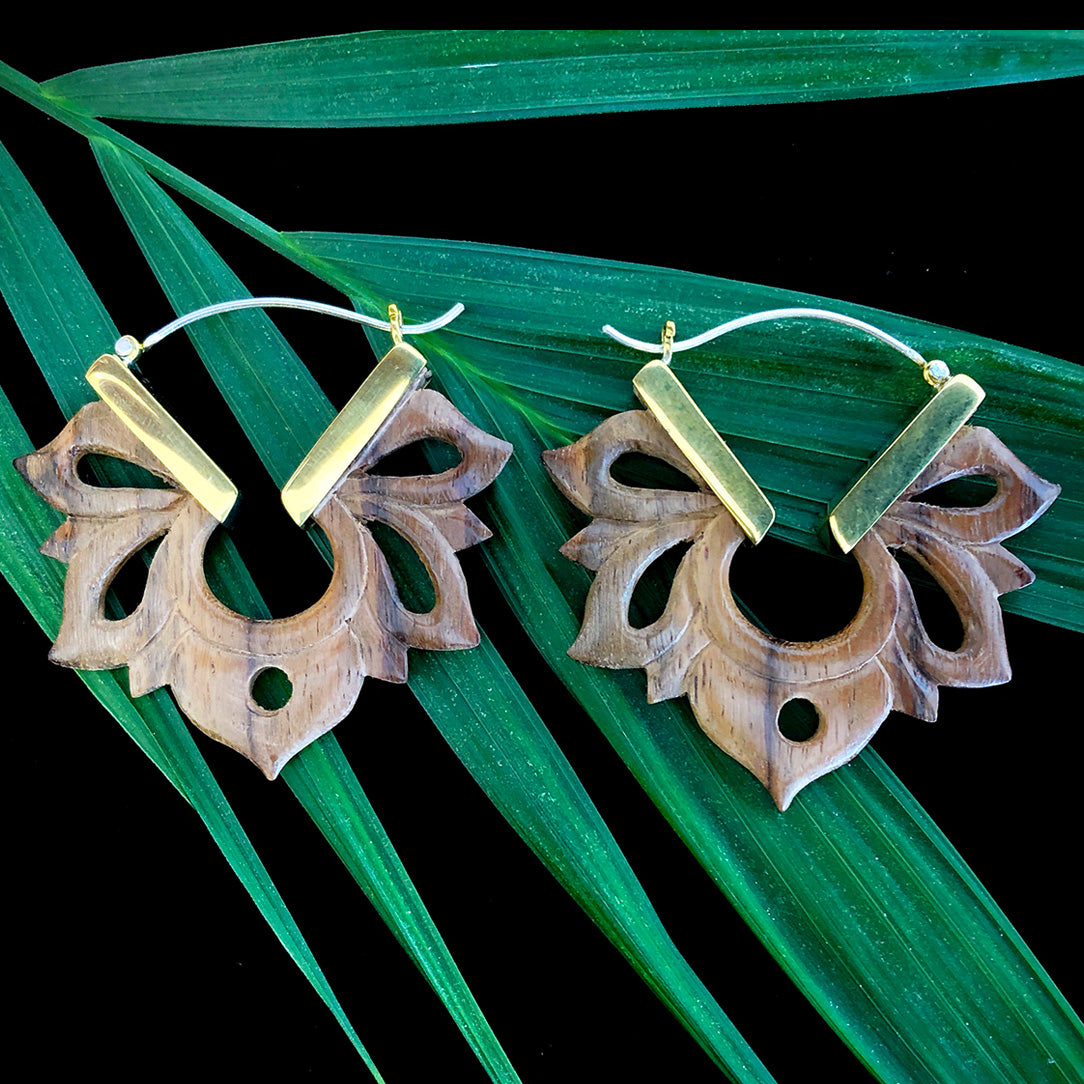 Anora Hoops - Wood
