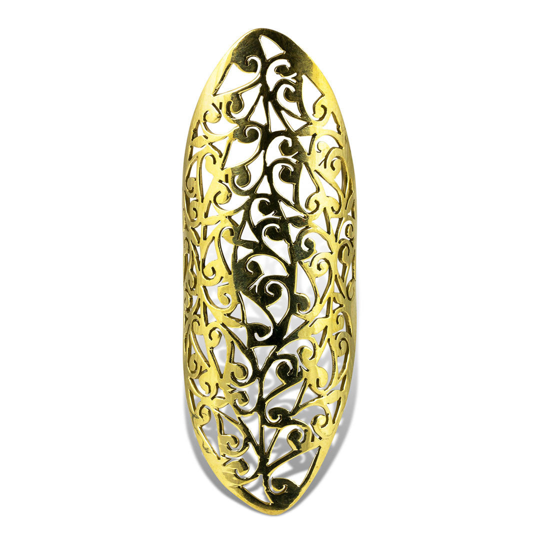Sacred Vine Ring - Brass