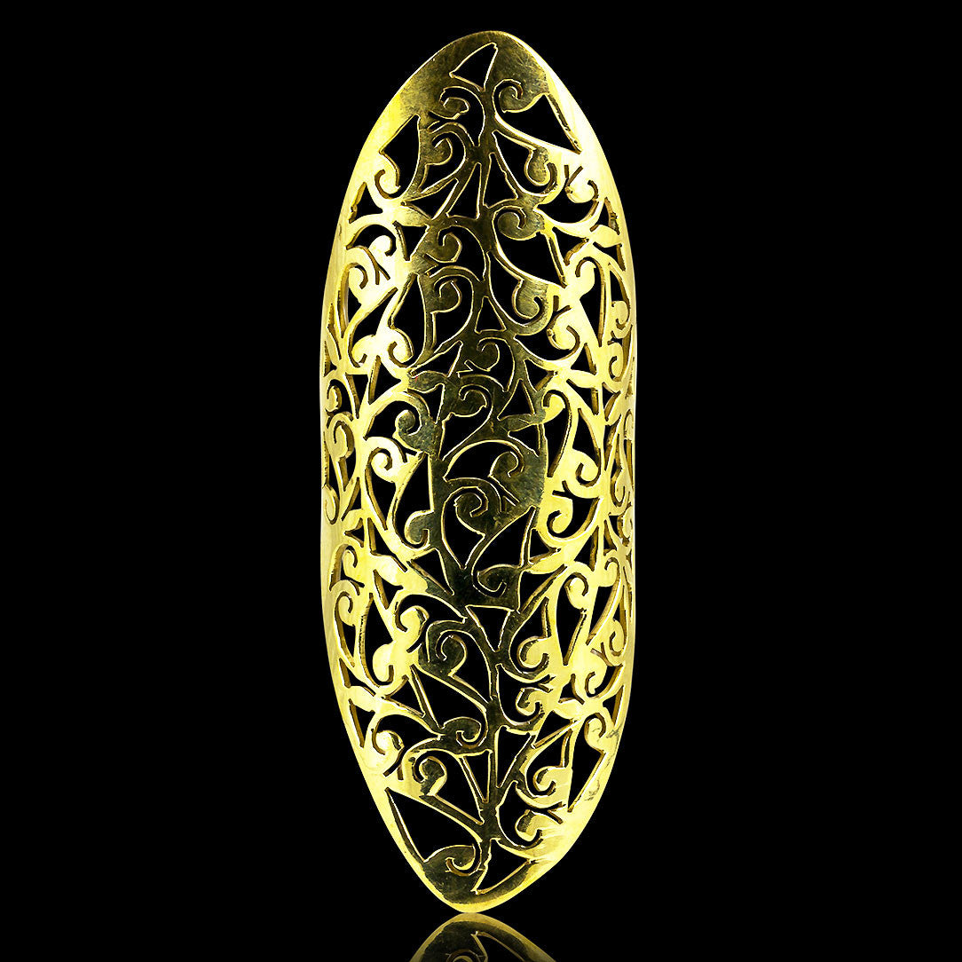 Sacred Vine Ring - Brass