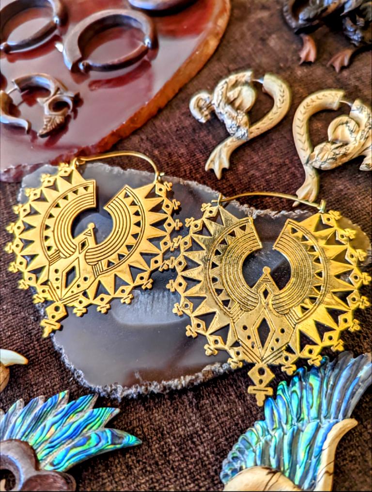 Brass Earrings