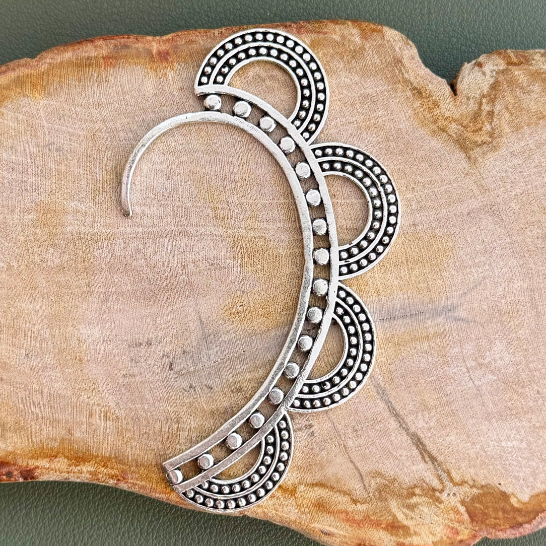 Nella Ear Cuffs - Silver
