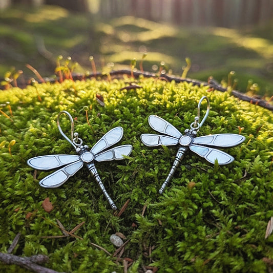 Divine Dragonflies - Silver Posts
