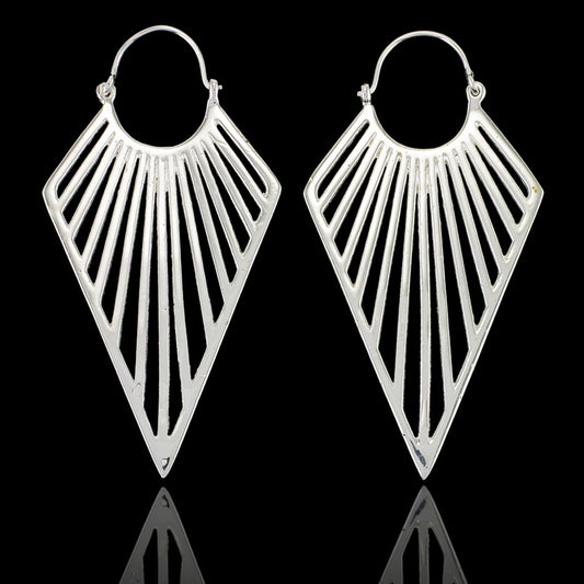 Minka Ray Earrings - Silver Posts