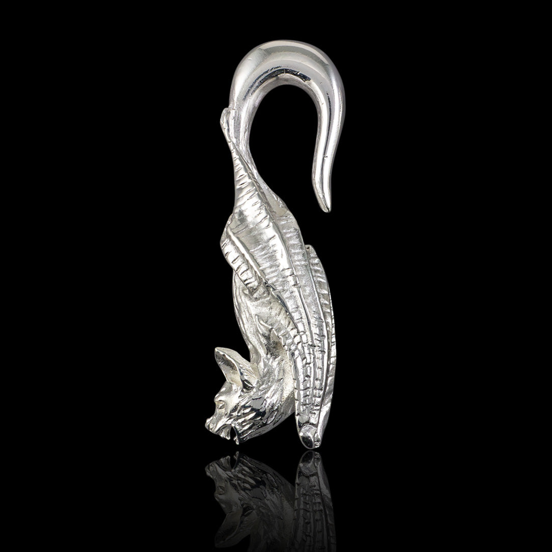 Hanging Bats - Silver