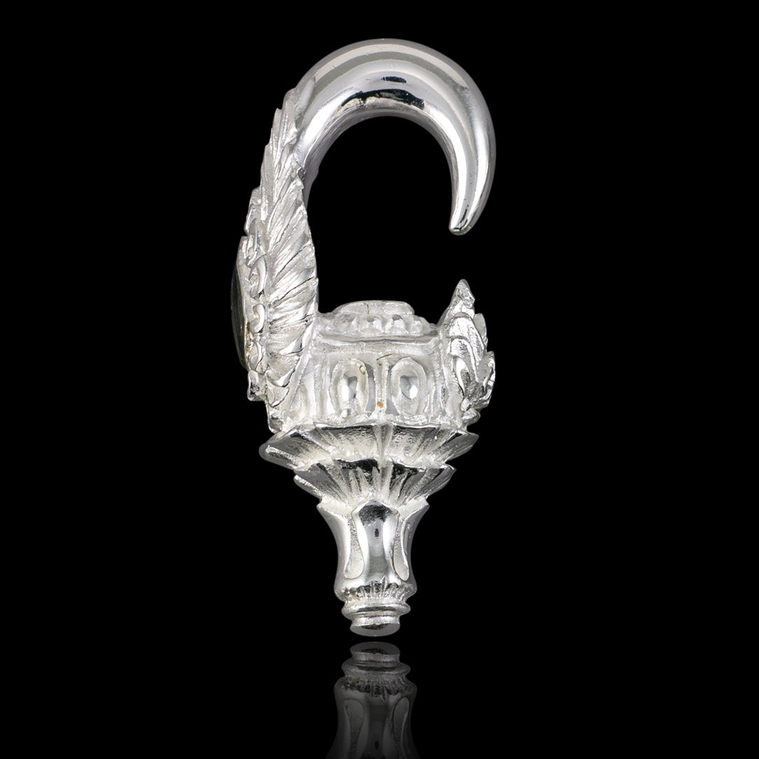 Pharaoh Drops - Silver & Abalone