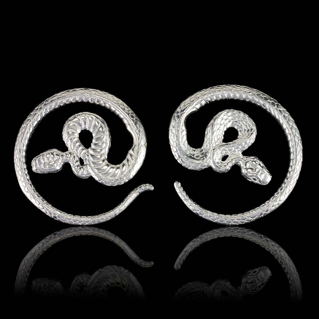 Coiled Snakes - Silver