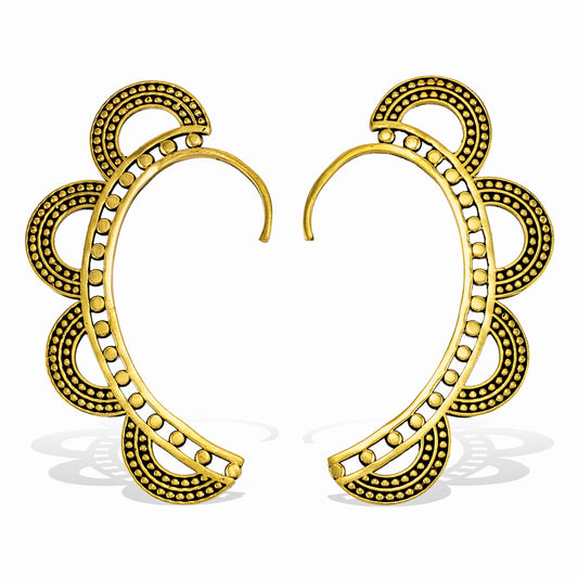 Nella Ear Cuffs - Brass