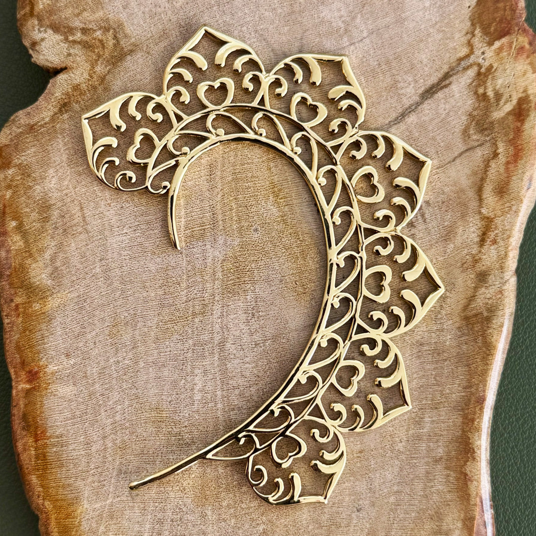Fiona Ear Cuffs - Brass