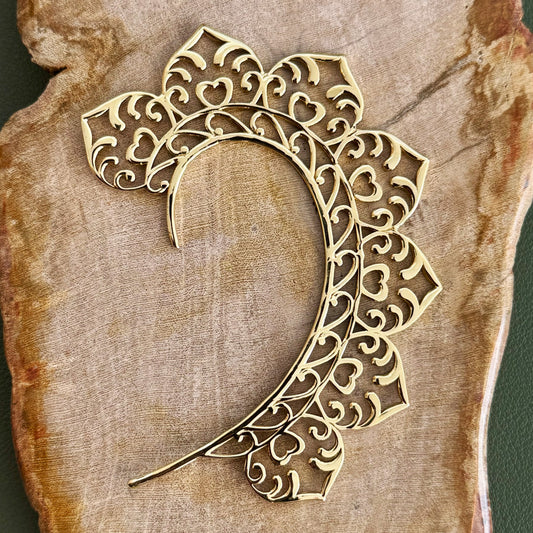 Fiona Ear Cuffs - Brass