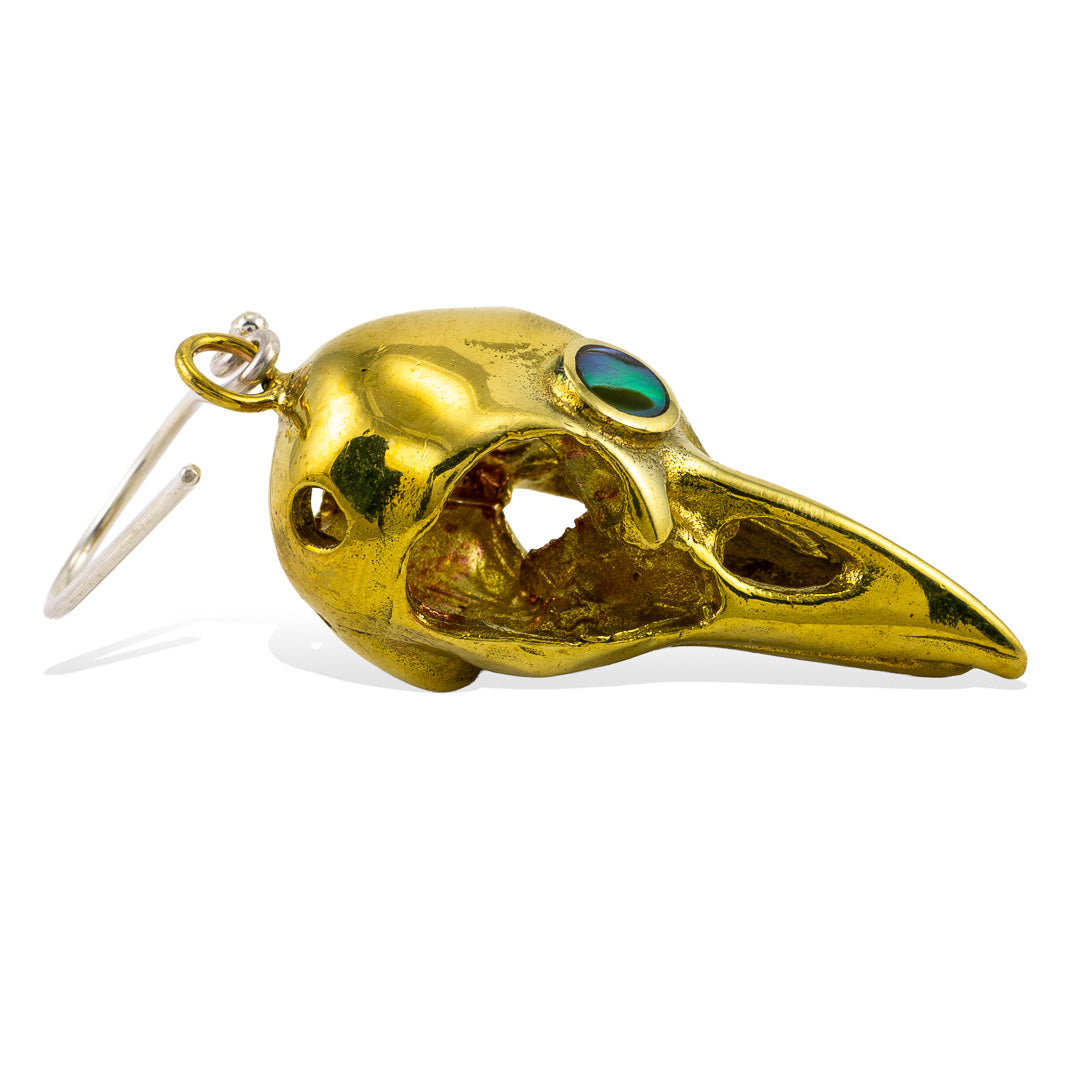 Abalone Ravens - Silver Posts