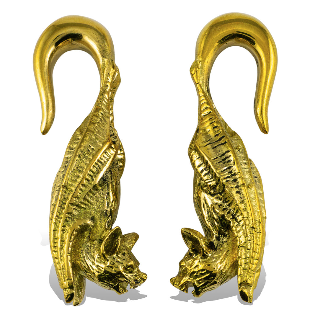 Hanging Bats - Brass