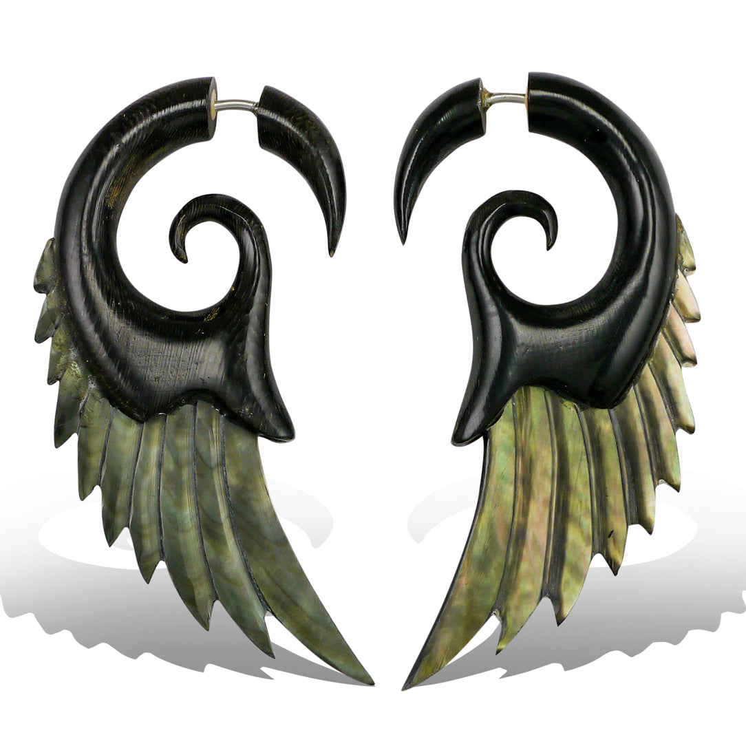 Angel Wings - Horn & Shell