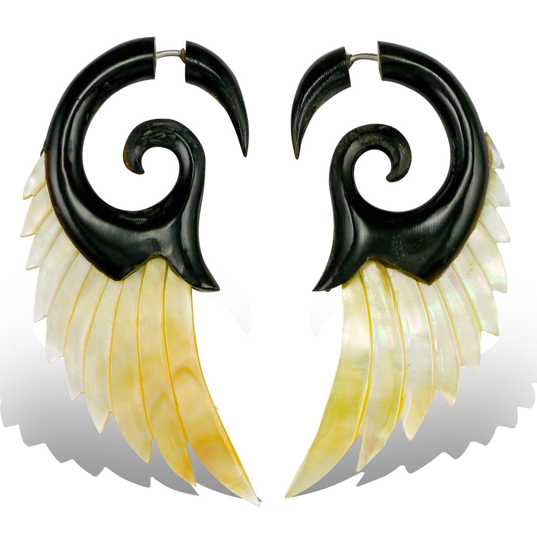 Angel Wings - Horn & Shell