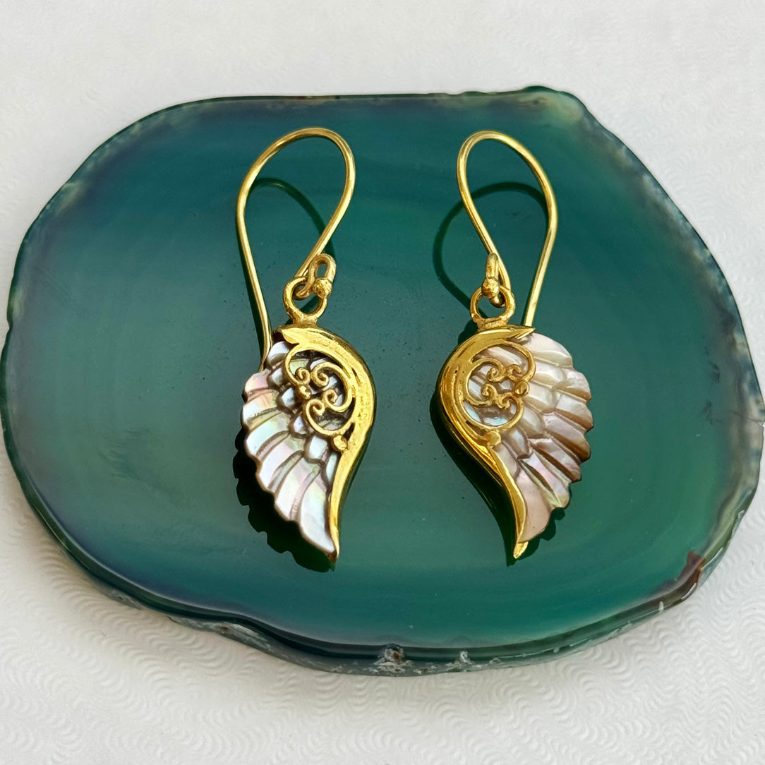 Leona Mini Wings - Brass