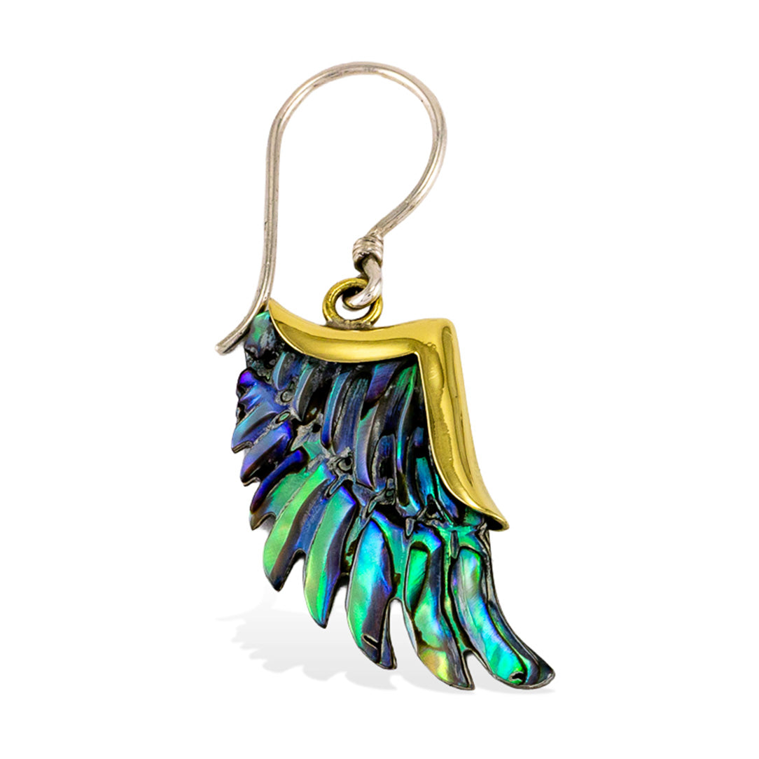 Kylee Wing Drops - Abalone Shell