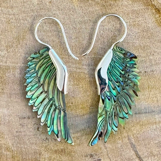 Eagles Wing - Silver & Abalone