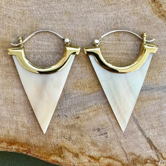 Triangle Hoops - Shell