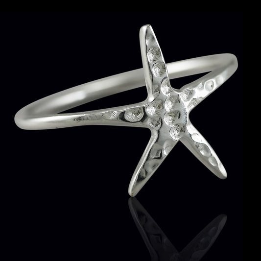 Starfish Ring - Silver