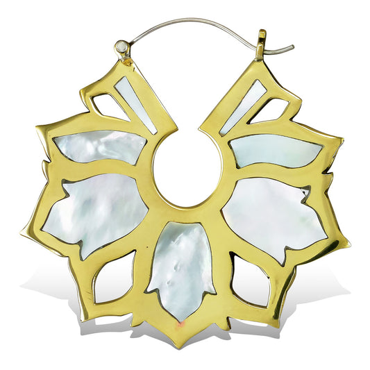 Kiana Hoops - Silver Post