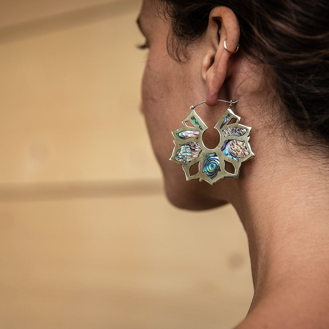 Kiana Hoops - Silver Post