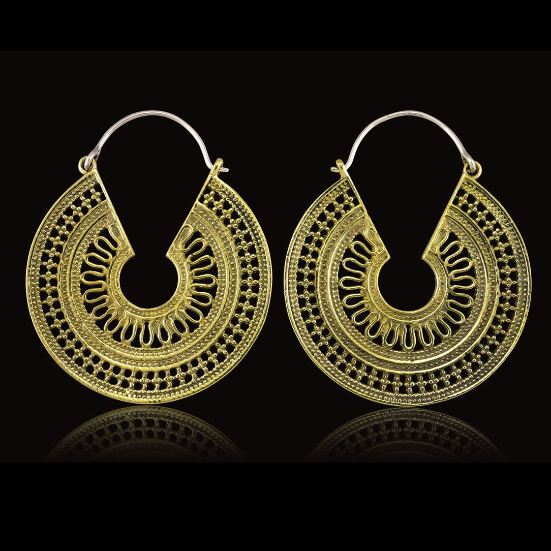 Sanjati Hoops - Silver Posts