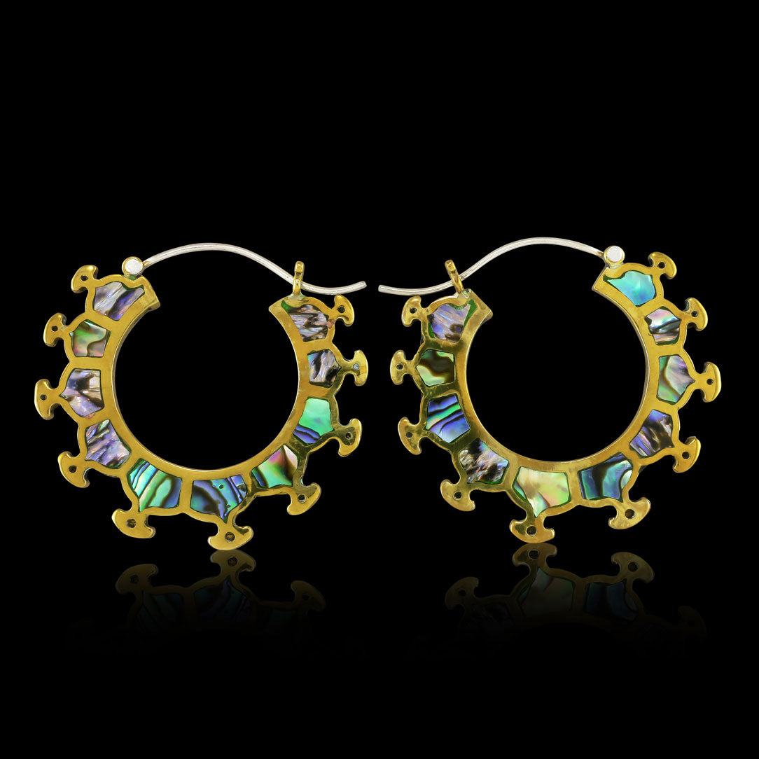 Aria Hoops - Silver Posts