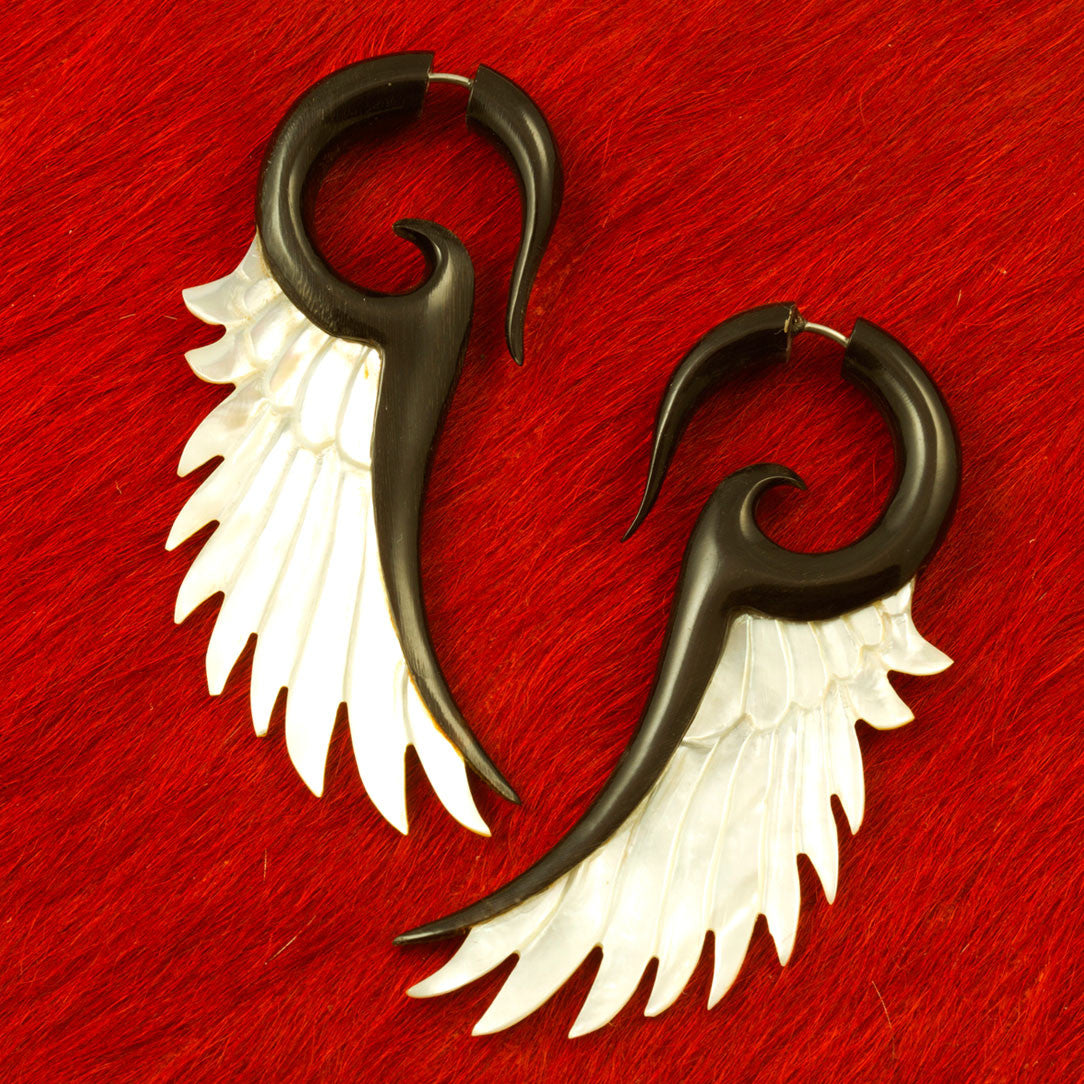 Flared Wings - Horn & Shell