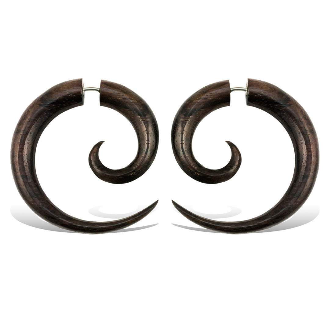 Spirals - Brown Sono Wood