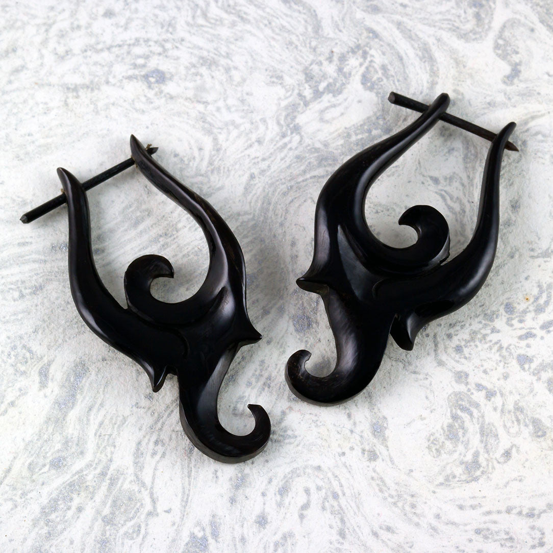 Jaqueline Earrings - Horn