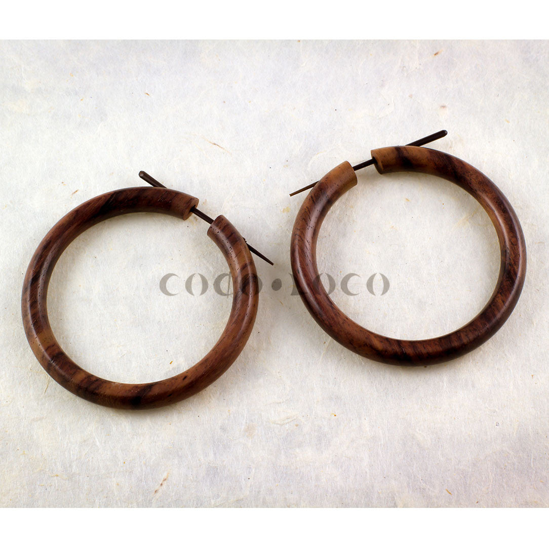 Namaya Hoops - Brown Wood