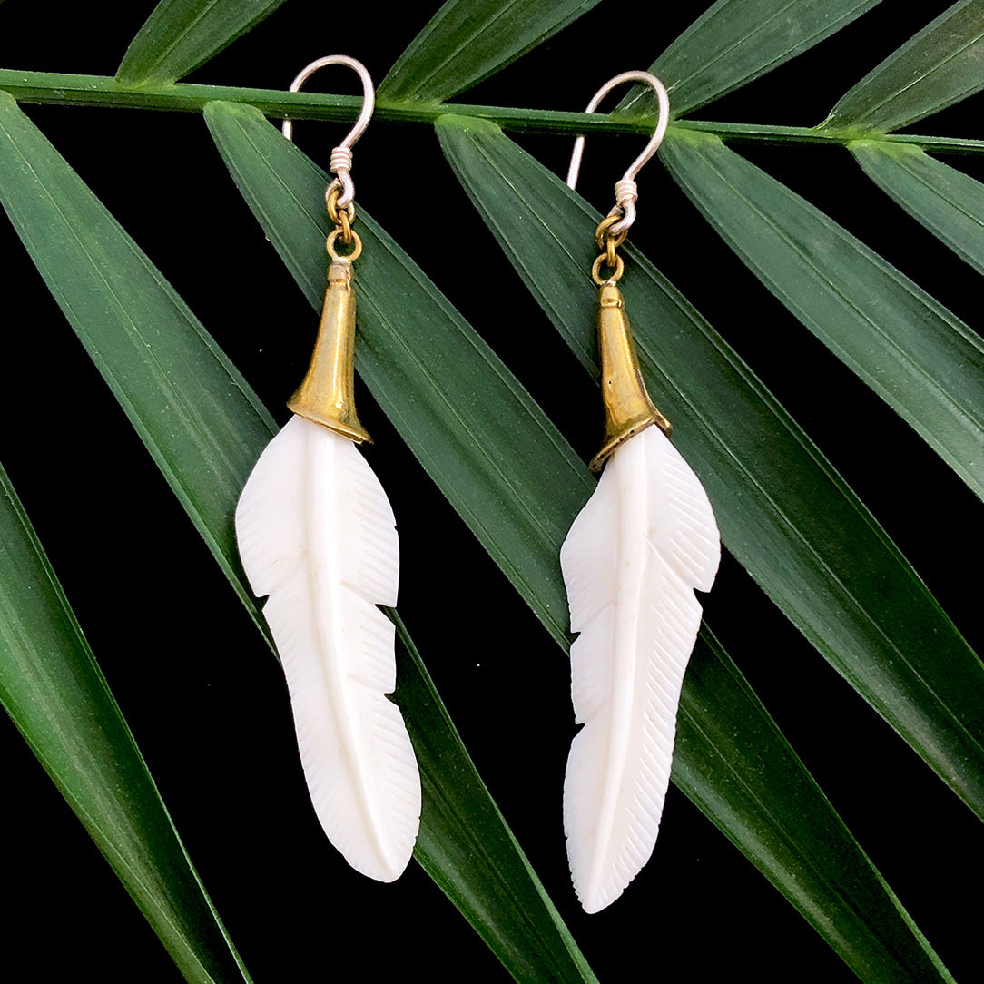 Summer Feathers - Bone