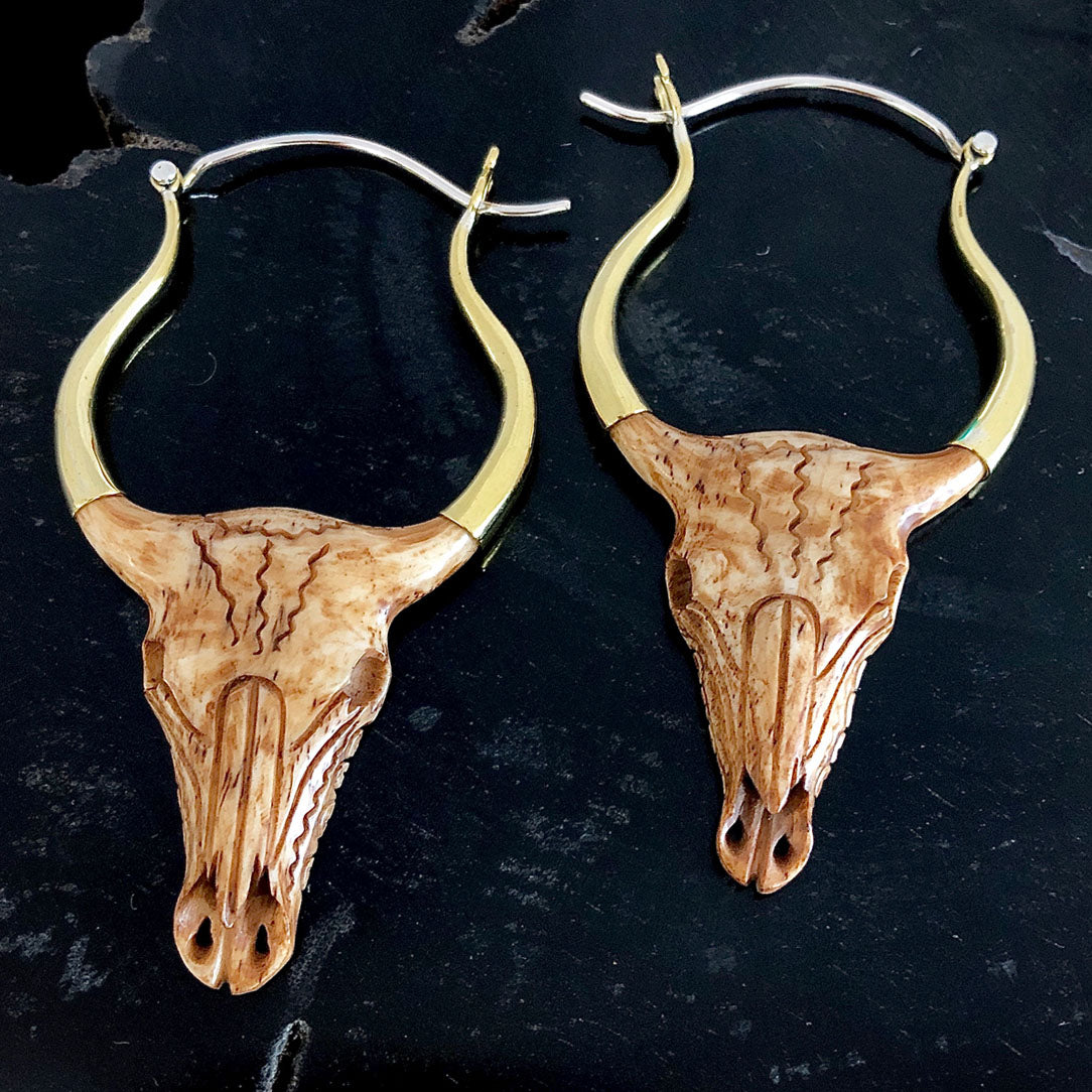Buffalo Skulls - Bone