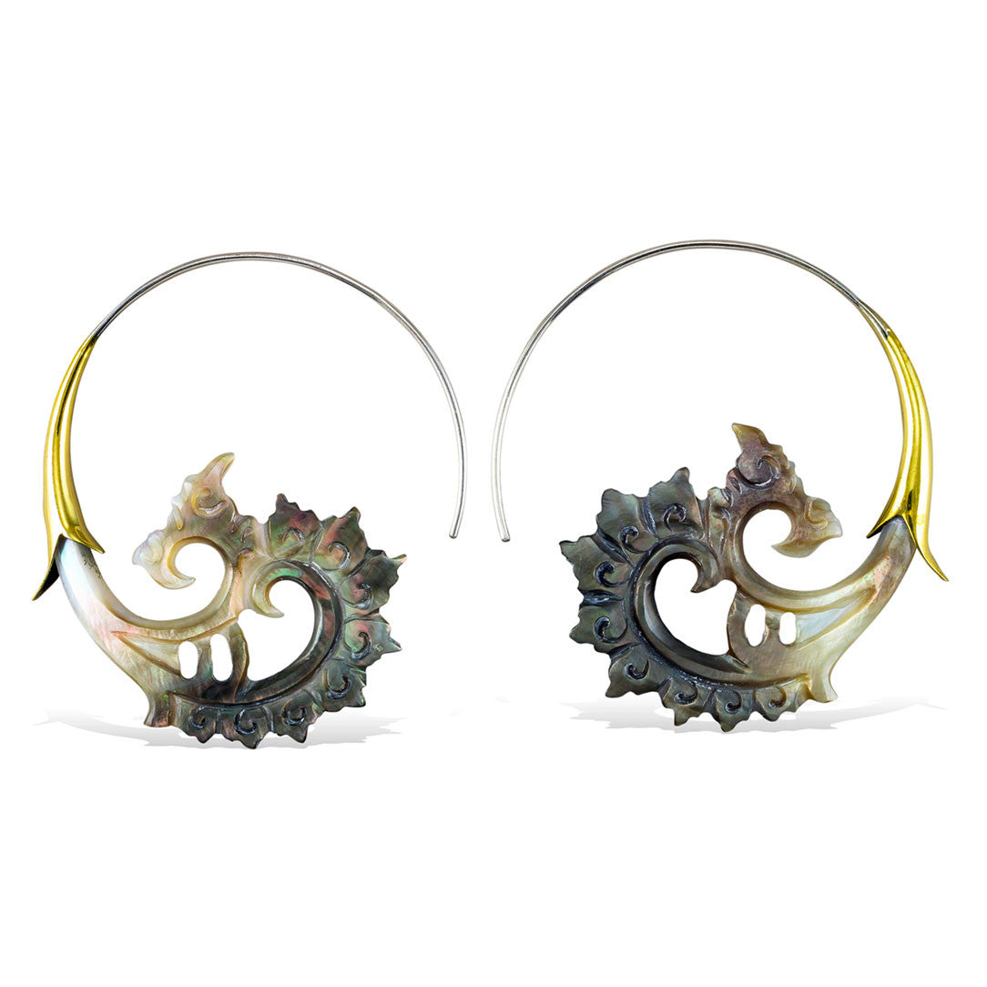 Isabelle Swirls - Black Shell