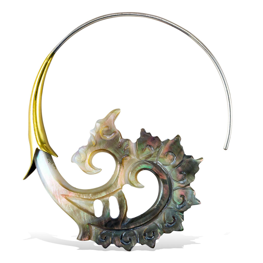 Isabelle Swirls - Black Shell