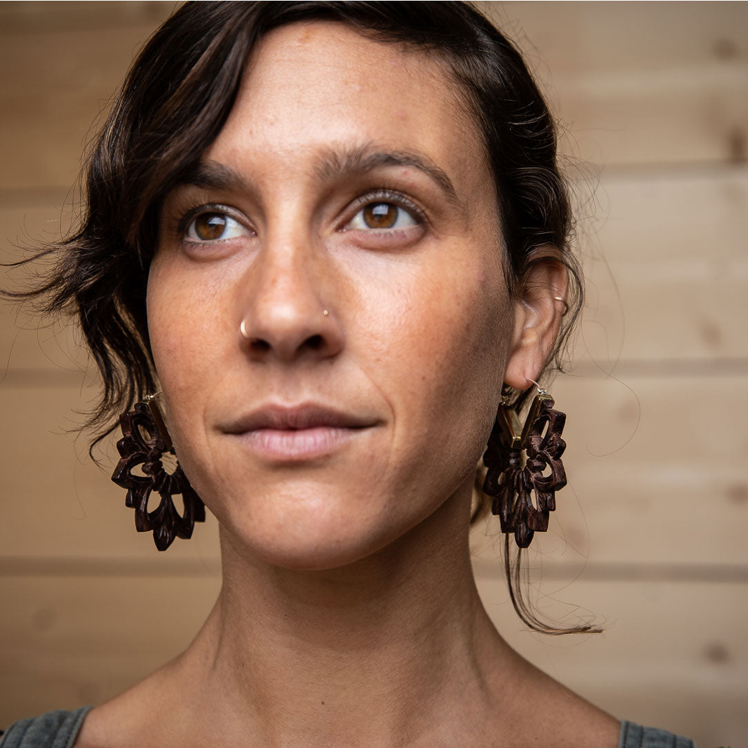 Delilah Hoops - Wood